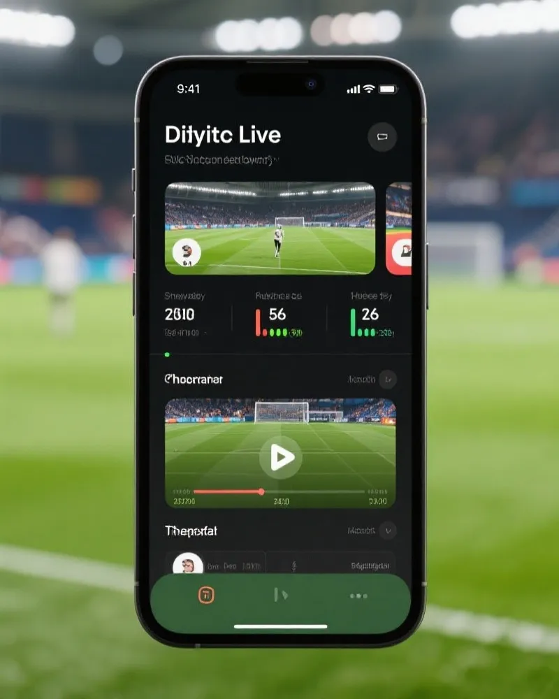 西甲 App 界面展示
